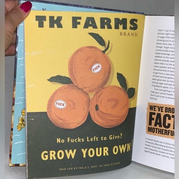 Thug Kitchen 101 Men’s Cookbook Fast as F*** Hardcover NY Times Bestseller Diet - Picture 4 of 10